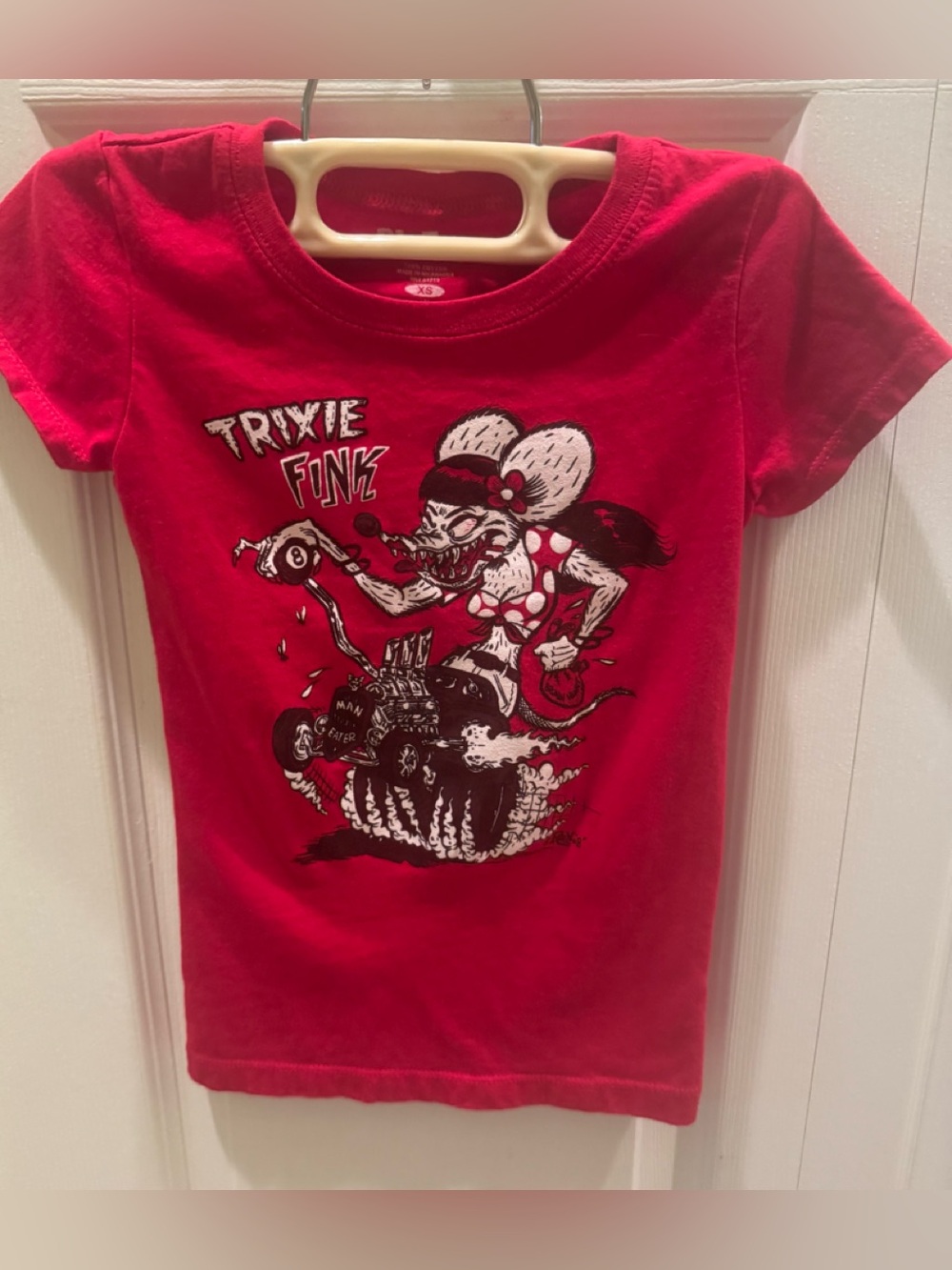 Infants Red Trixie Fink Official Rat Fink Tee Shirt